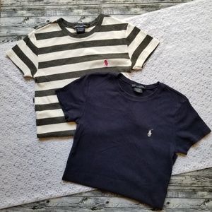 Ralph Lauren 100% Cotton Tees, Size Small
